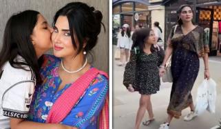 فضا علی بیٹی کے لباس پر شدید تنقید کی زد میں