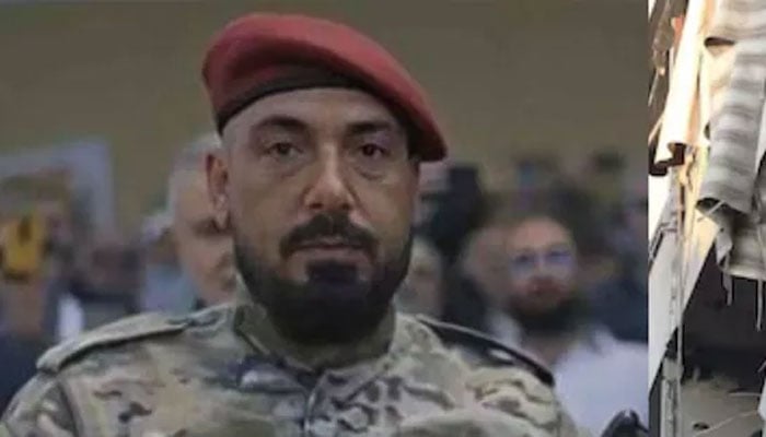 شہید حزب اللّٰہ کمانڈر  ہیثم علی طبطبائی—تصویر بشکریہ غیر ملکی میڈیا