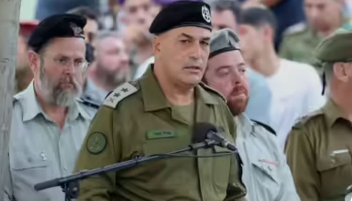 اسرائیلی آرمی چیف ایال ضامر(تصویر سوشل میڈیا)۔