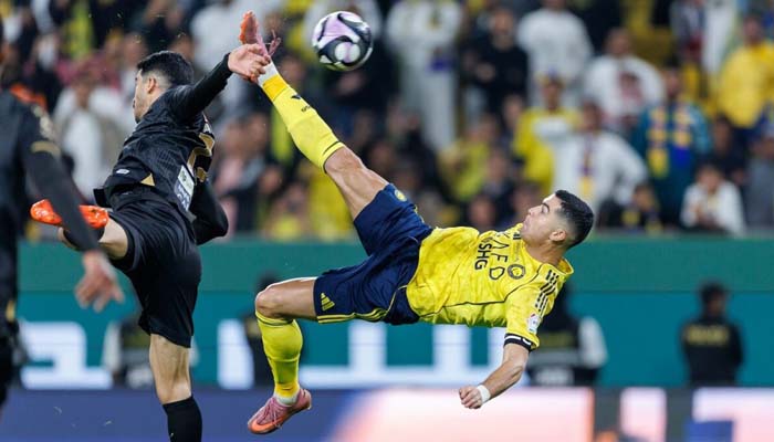 Ronaldo sparks buzz with bicycle goal for Al Nassr: ‘Gravity? Never heard’
