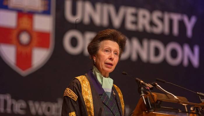 Princess Anne exudes regal charm during grand appearance at University of London