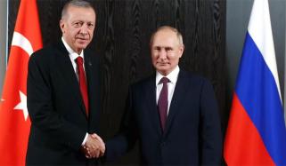 صدر پیوٹن کا ترک ہم منصب سے ٹیلیفونک رابطہ