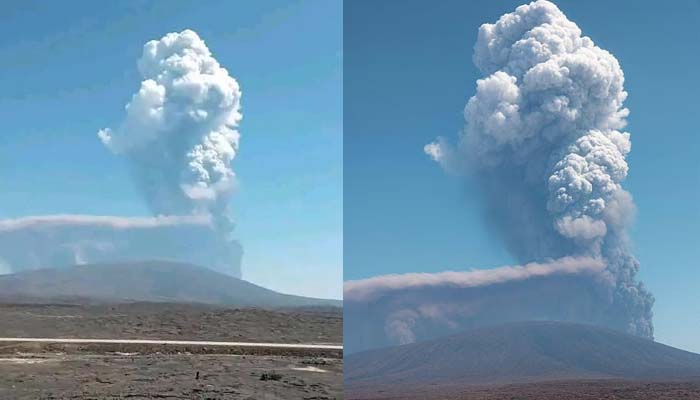 Ethiopian volcano eruption after 12,000-year: Ash clouds drift across Red Sea