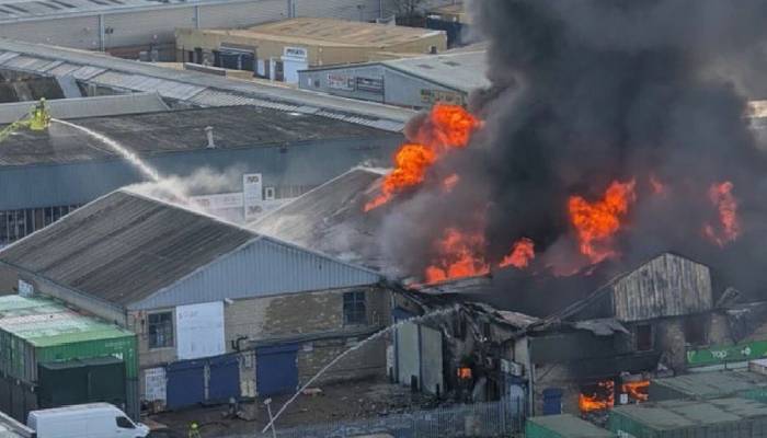 Southhall fire prompts huge response with 150 firefighters battling blaze