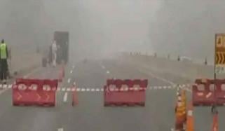 دھند کے باعث ایم ون پشاور ٹول پلازہ سے رشکئی تک بند