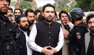 وزیر اعلیٰ سہیل آفریدی الیکشن کمیشن پہنچ گئے