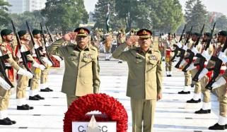 جنرل ساحر شمشاد کا جی ایچ کیو کا الوداعی دورہ، فیلڈ مارشل عاصم منیر سے ملاقات