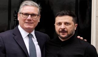 برطانوی وزیراعظم اور یوکرینی صدر زیلنسکی میں ٹیلیفونک رابطہ