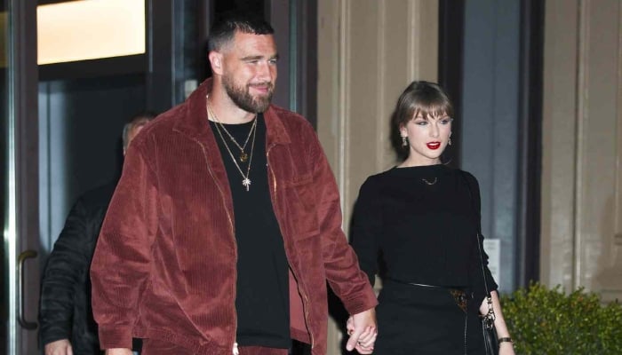 Taylor Swift cheers Travis Kelces victory as her docuseries countdown begins