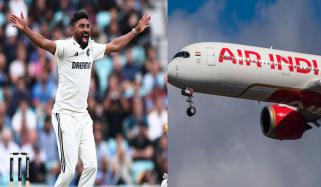 بھارتی فاسٹ بولر محمد سراج کا ایئر انڈیا میں سفر نہ کرنے کا مشورہ 