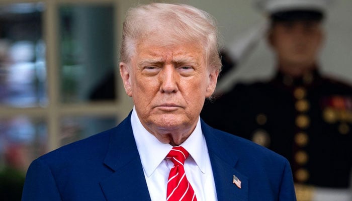 امریکی صدر ڈونلڈ ٹرمپ—فائل فوٹو