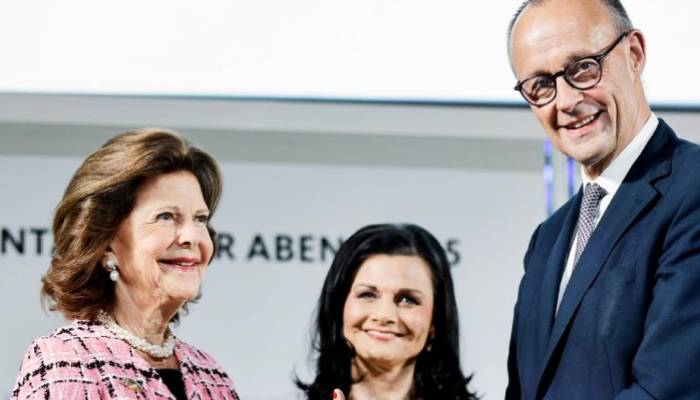 Queen Silvia receives prestigious honor from German Chancellor in Berlin