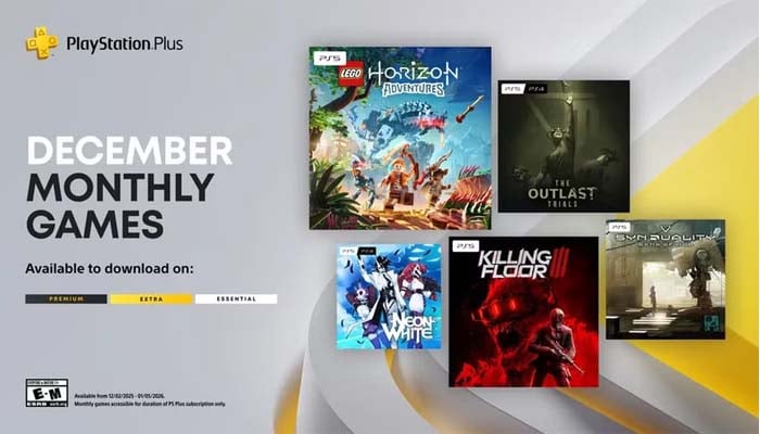 Sony announces PlayStation Plus monthly games for December 2025
