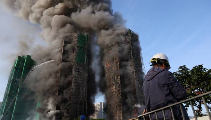 Hong Kong fire: Death toll rises to 75 as police make manslaughter arrests