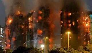 ہانگ کانگ، آتشزدگی سے ہلاکتوں کی تعداد 44 ہوگئی
