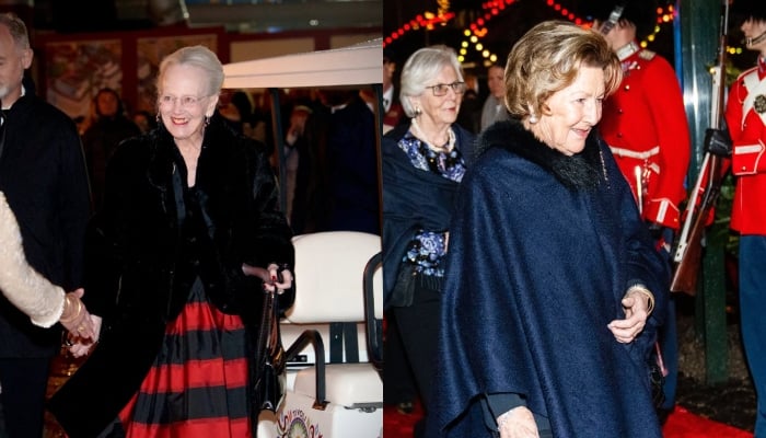 Queen Margrethe, Queen Sonja shine at Christmas premiere of Snow Queen