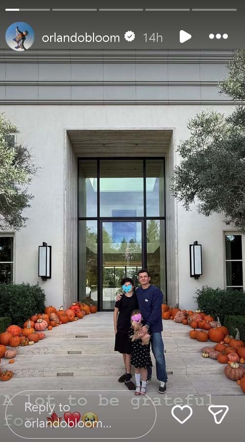 Orlando Bloom celebrates first Thanksgiving without Katy Perry after split