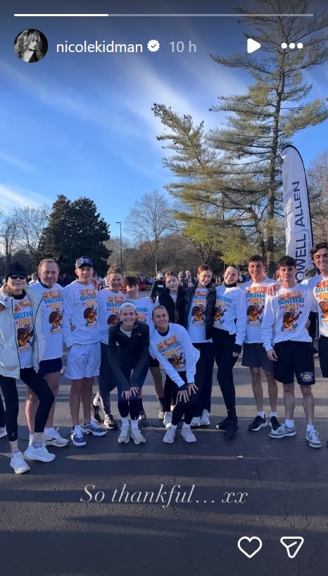 Picture Credit: Nicole Kidman/ Instagram Stories