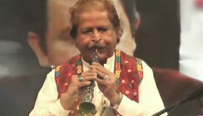 عالمی شہرت یافتہ شہنائی نواز استاد عبداللّٰہ خان—’جیو نیوز‘ گریب