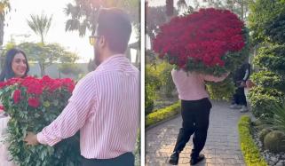 فلک شبیر کا سارہ خان کے لیے سرپرائز