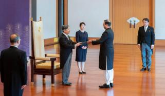 پاکستانی سفیر عبدالحمید نے شہنشاہ جاپان کو اسناد سفارت پیش کیں