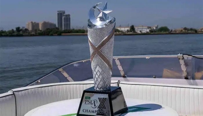 فائل فوٹو، پی ایس ایل ٹرافی