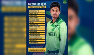 انڈر19 ایشیا کپ کیلئے پاکستان کے اسکواڈ کا اعلان