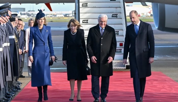 Princess Kate, Prince William lead U.K. welcome for German President Steinmeier