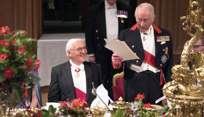 King Charles adds German flair to his speech at Windsor State Banquet