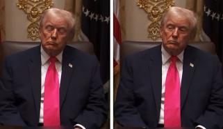 وائٹ ہاؤس کابینہ اجلاس کے دوران ٹرمپ کی جھپکیاں، ویڈیو وائرل