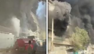 کراچی، گارمنٹس فیکٹری میں آتشزدگی، 6 فائر ٹینڈرز روانہ