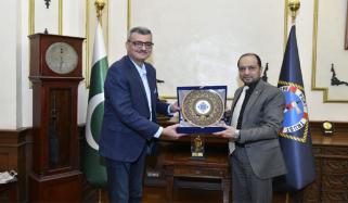 ڈاکٹر علی فرحان رضی کی چیئرمین کے پی ٹی ریئر ایڈمرل (ر) شاہد احمد سے ملاقات