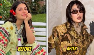 عائزہ خان کی مبینہ کاسمیٹک سرجری نے سوشل میڈیا پر بحث چھیڑ دی