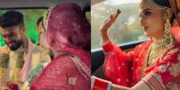 دلہن نے رخصتی کے وقت ڈرائیونگ سیٹ سنبھال لی، خوفزدہ دولہا دعائیں کرنے لگا