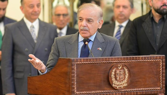 وزیرِاعظم شہباز شریف---فائل فوٹو