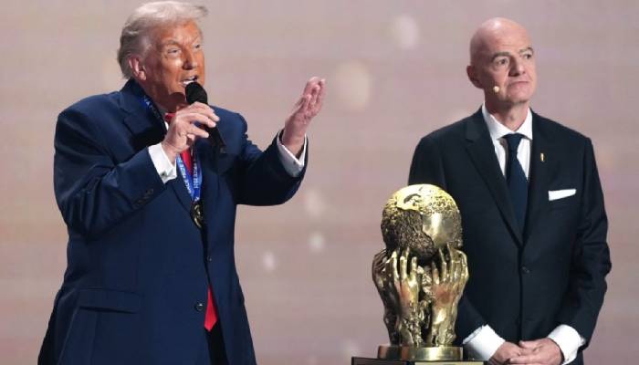 FIFA awards Donald Trump historic peace prize at World Cup event