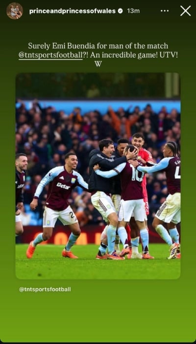 P.C.: Prince of Wales/Instagram