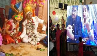 بھارت: سیکڑوں پروازیں منسوخ، نوبیاہتا جوڑا اپنے ہی ولیمے میں آن لائن شریک ہونے پر مجبور