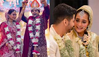 قُبول ہے سے سات پھیرے تک، سارہ خان اور کرش پاٹھک نے شادی کرلی