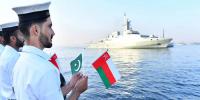 بحری مشق: عمان رائل نیوی کا فلوٹیلا کراچی پہنچ گیا