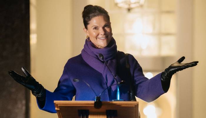 Princess Victoria illuminates Palace with striking art for Nobel Week Lights opening