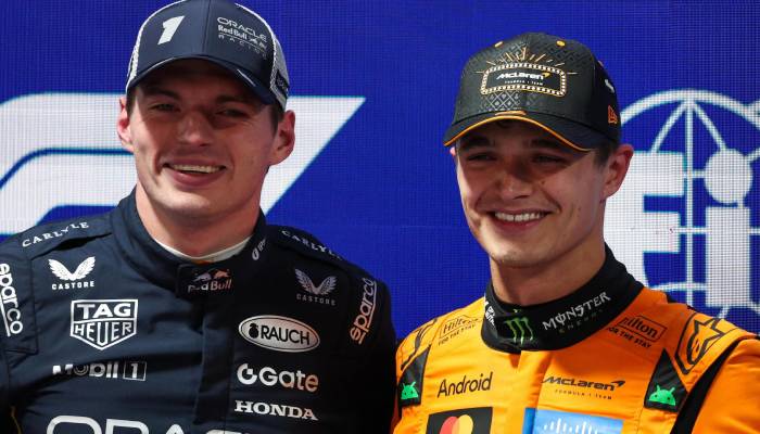 Lando Norris takes Verstappen’s iconic number 1 after winning first F1 world title