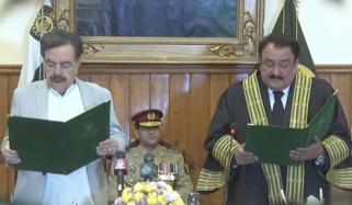 جسٹس محمد کامران نے چیف جسٹس بلوچستان ہائیکورٹ کے عہدے کا حلف اٹھا لیا