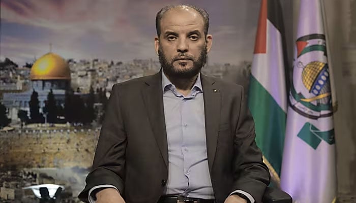 حماس کے سیاسی بیورو کے رکن حسام بدران—فائل فوٹو