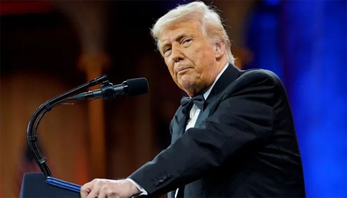 امریکی صدر ڈونلڈ ٹرمپ—فائل فوٹو