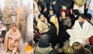 بانیٔ پی ٹی آئی کی بہنوں کا دھرنا جاری