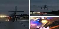 فلوریڈا: طیارہ چلتی گاڑی سے ٹکرا گیا، ویڈیو وائرل