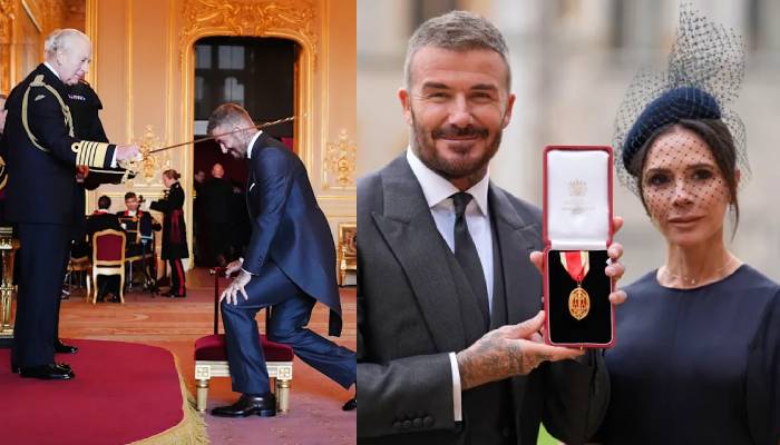 Victoria Beckham recalls surreal moment David gets knighted by King Charles