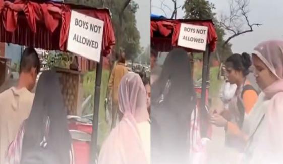 ’بوائز ناٹ الاؤڈ‘ گول گپوں کے اسٹال کی ویڈیو وائرل