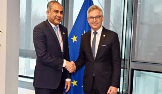 برسلز: محسن نقوی کی یورپی کمشنر برائے داخلہ سے ملاقات، غیر قانونی امیگریشن پر گفتگو